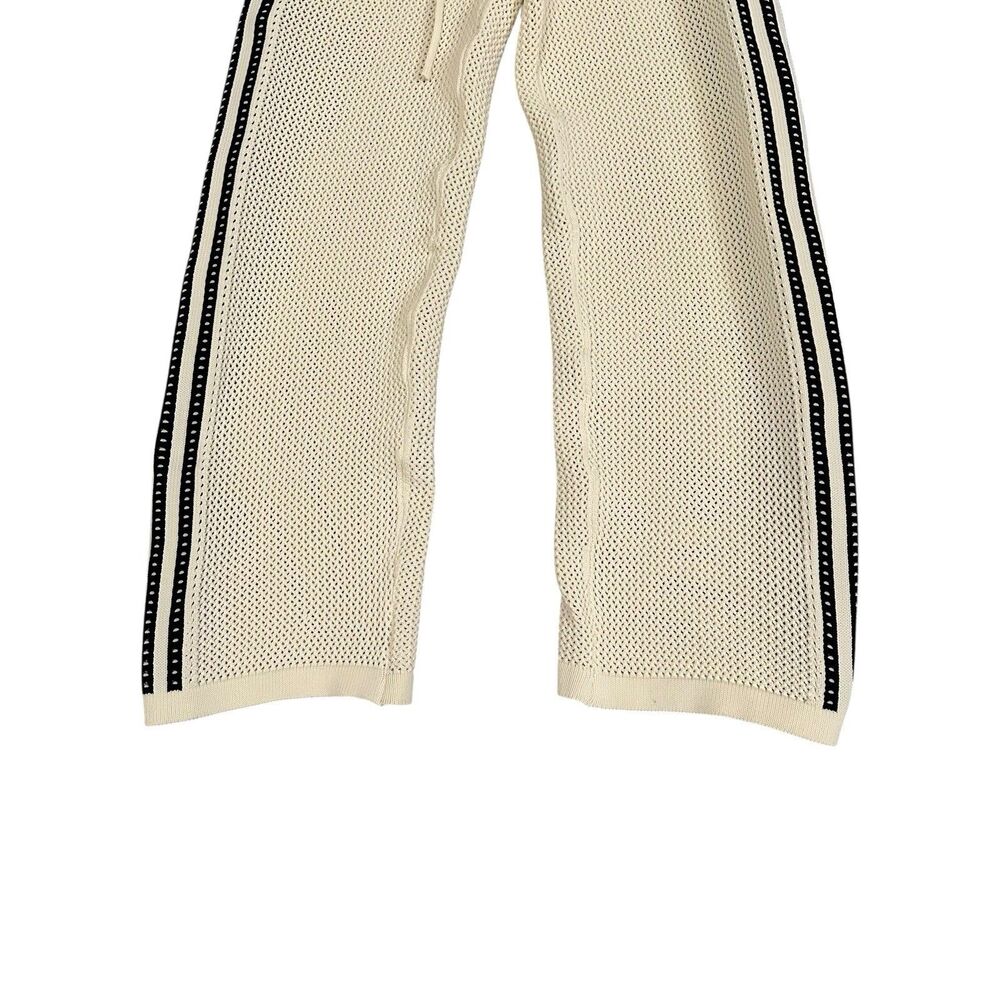 Adidas Originals Women's Premium Crochet Track Joggers, Cream, JD1080 - Picture 5 of 10